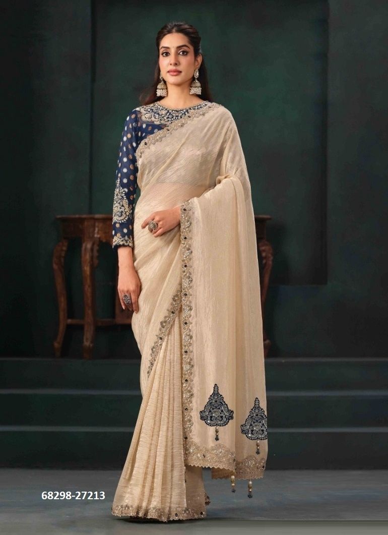 ZAROKHA - Catalog # 68298 (Set of 14 Sarees) ZAROKHA - Catalog # 68298 (Set of 14 Sarees)