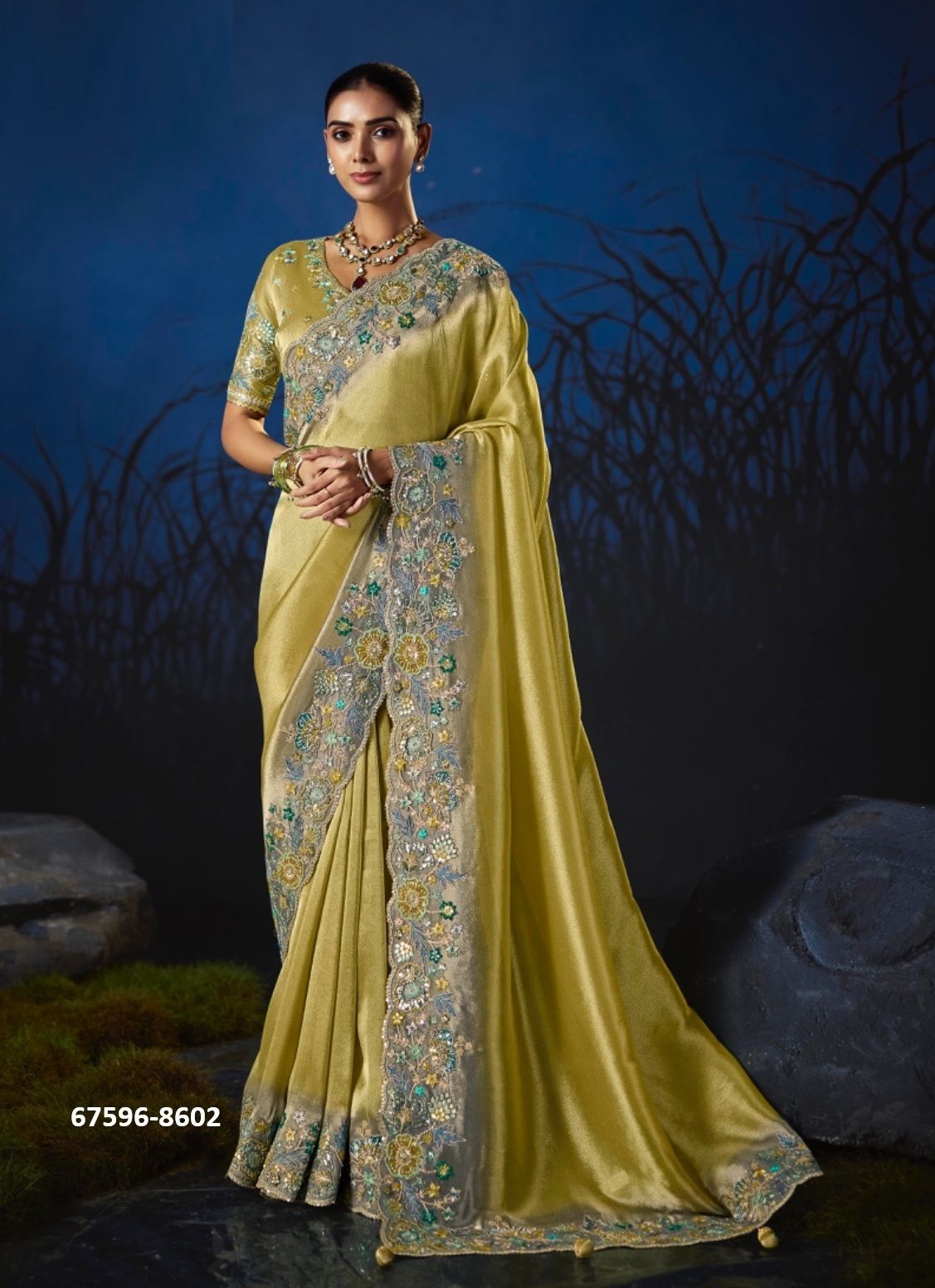 TANSEN - Catalog # 67596 (Set of 12 Sarees)