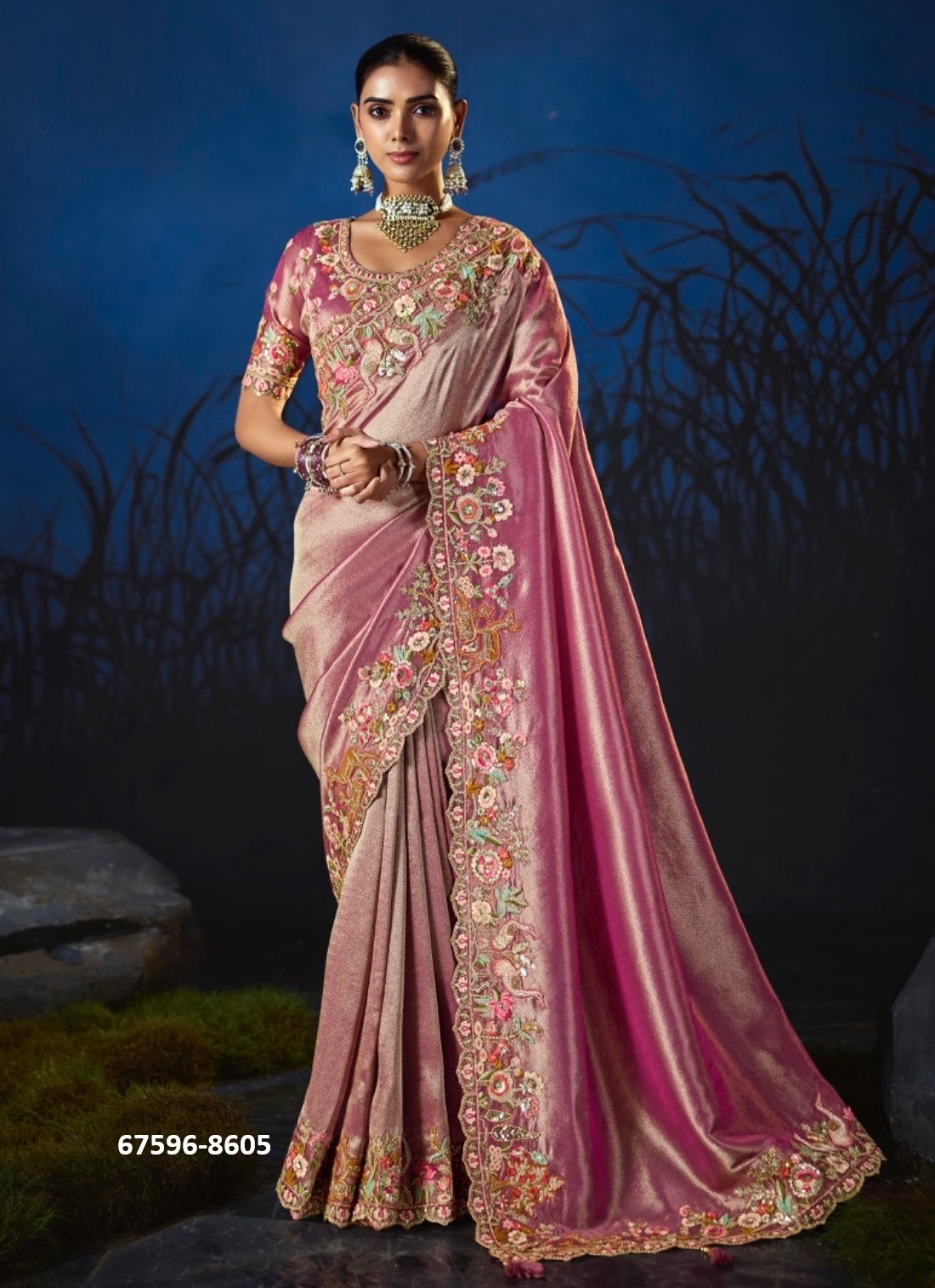 TANSEN - Catalog # 67596 (Set of 12 Sarees)