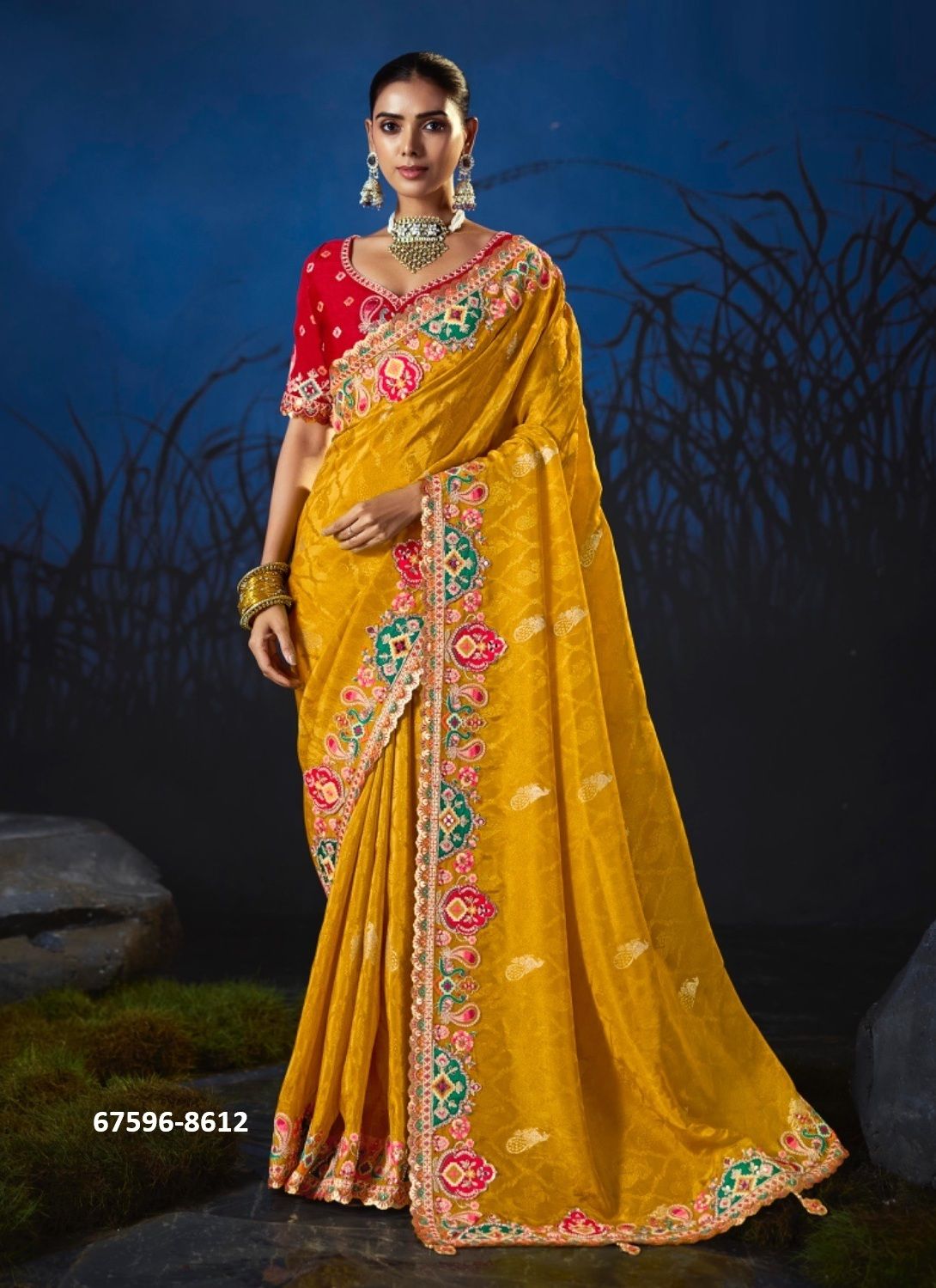 TANSEN - Catalog # 67596 (Set of 12 Sarees)