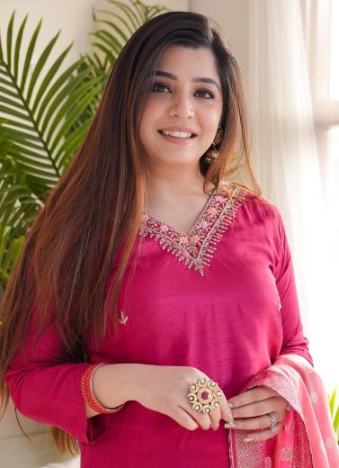 SAVITRI - Catalog # 60125 (Set of 2 Readymade Salwar Suits) by Brand MEHERIYA