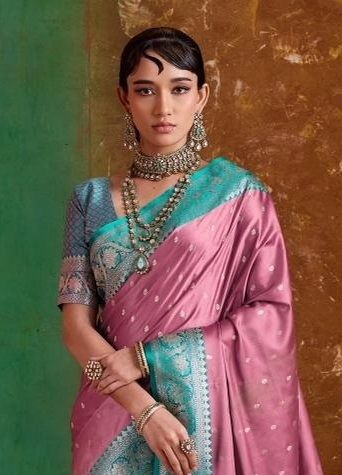 ROOHANI - Catalog # 64011 (Set of 4 Sarees) by Rajtex Fabrics