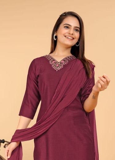 MANOHARI - CATALOG # 49349 (SET OF 5 READYMADE SUITS)