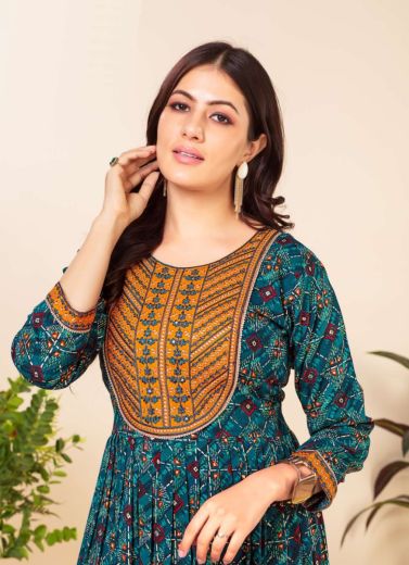 SABHYATA - CATALOG # 49652 (SET OF 6 READYMADE KURTIS)