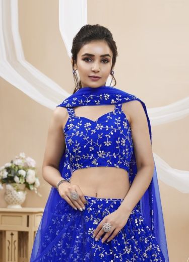 RUHANA 1 - CATALOG # 49978 (SET OF 6 LEHENGAS (SEMI-STITCHED))