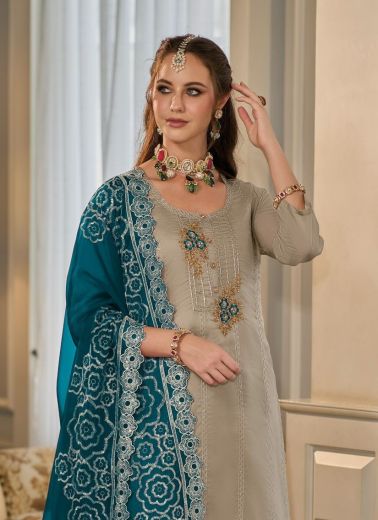 KAHIRA - CATALOG # 50189 (SET OF 3 READYMADE SUITS)
