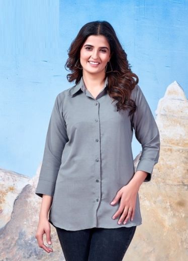 SHIRT 2 - CATALOG # 50190 (SET OF 4 READYMADE KURTIS)