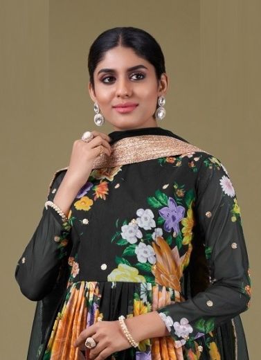 FLORAL 1 - CATALOG # 50339 (SET OF 7 SEMI-STITCHED SUITS)