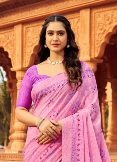 STAR CHIFFON 151 - CATALOG # 50690 (SET OF 12 SAREES)