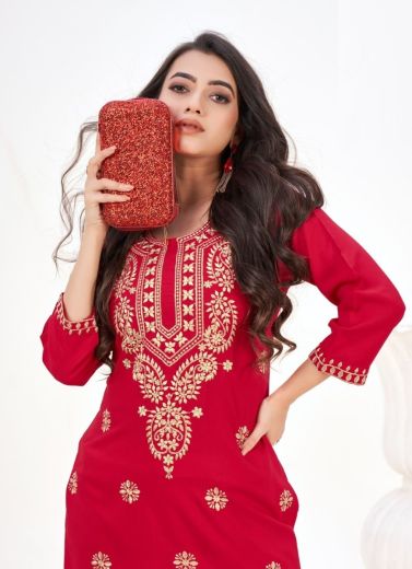 AMELIA - CATALOG # 51213 (SET OF 6 READYMADE KURTIS)