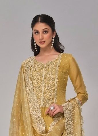 SAMIRAH - CATALOG # 51709 (SET OF 6 SEMI-STITCHED SUITS)