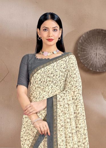 STAR CHIFFON 161 - CATALOG # 51892 (SET OF 12 SAREES)