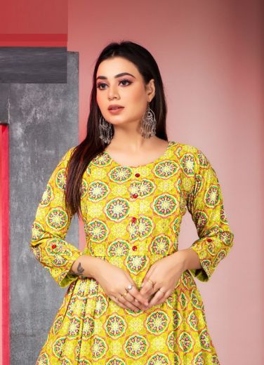 HRIDA - CATALOG # 51959 (SET OF 6 READYMADE KURTIS)