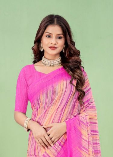 STAR CHIFFON 170 - CATALOG # 52187 (SET OF 12 SAREES)