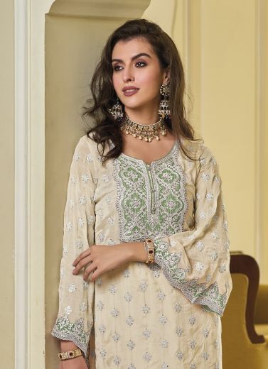 ZARKASH - CATALOG # 52524 (SET OF 3 READYMADE SUITS)