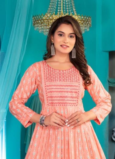 AVANTI - CATALOG # 52647 (SET OF 6 READYMADE KURTIS)