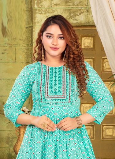 NILA - CATALOG # 52794 (SET OF 6 READYMADE KURTIS)
