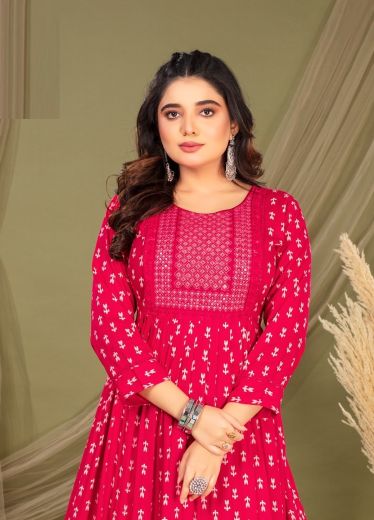 ZIYA - CATALOG # 52974 (SET OF 6 READYMADE KURTIS)