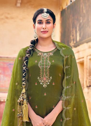 ALANKAR - CATALOG # 53284 (SET OF 4 READYMADE SUITS)