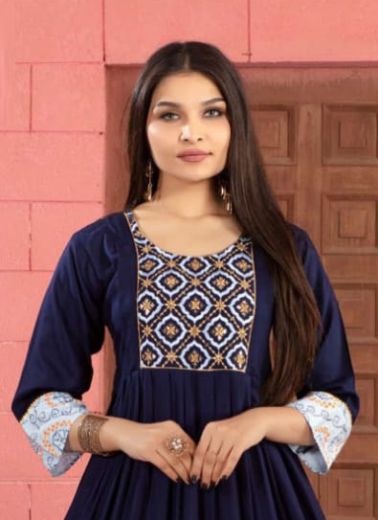 MISHU - CATALOG # 53412 (SET OF 6 READYMADE KURTIS)