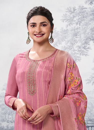SANAYA 2 - CATALOG # 55157 (SET OF 6 SEMI-STITCHED SUITS)