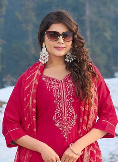 JHANVI 3 - CATALOG # 56128 (SET OF 6 READYMADE SUITS)