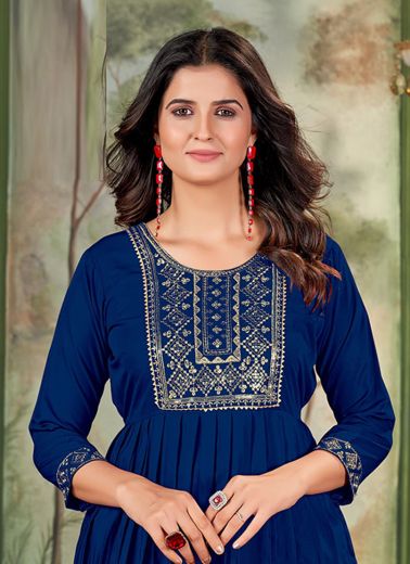 AASHINI - CATALOG # 56480 (SET OF 8 READYMADE KURTIS)