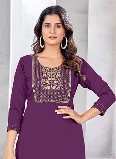 POPCORN 2 - CATALOG # 56684 (SET OF 6 READYMADE KURTIS)