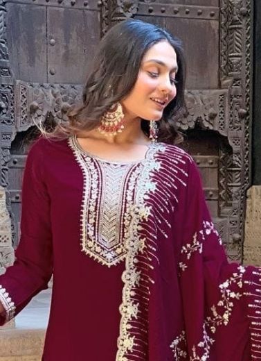 SERIES 130 - Catalog # 58570 (Set of 6 SIZE-SETS [Readymade Salwar Suits]) by Brand DESI MUSE
