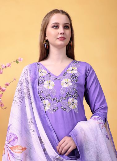 SWARA - Catalog # 58969 (Set of 3 Readymade Salwar Suits) by Brand DESI MUSE