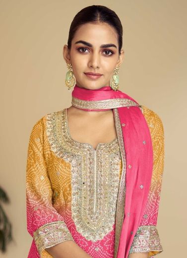 FLORENCE COLORS - Catalog # 59165 (Set of 3 Readymade Salwar Suits) by Brand GULKAYRA DESIGNER