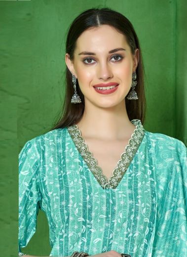 INAYAT - Catalog # 59187 (Set of 7 SIZE-SETS [Readymade Salwar Suits]) by Brand POONAM DESIGNER