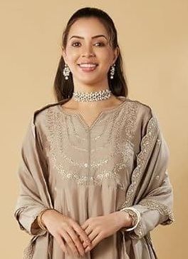 MUSKAN - Catalog # 59241 (Set of 4 Readymade Salwar Suits) by Brand SERENGETI