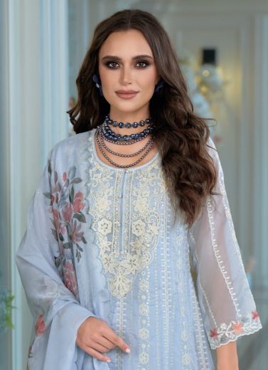 SUHANA - Catalog # 59445 (Set of 3 Readymade Salwar Suits) by Brand ZAVERI WOMAN