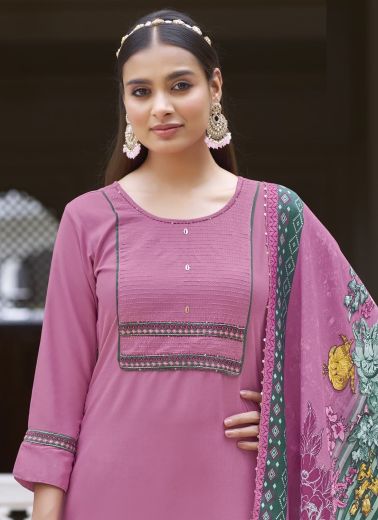 VIDISHA 10 - Catalog # 59460 (Set of 6 Readymade Salwar Suits) by Brand KARISSA