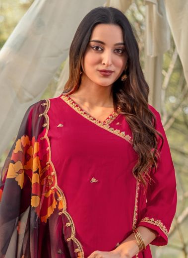RANISHA - Catalog # 59548 (Set of 6 Readymade Salwar Suits) by Brand KADLEE FASHION