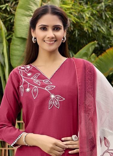 NOOR - Catalog # 59564 (Set of 6 Readymade Salwar Suits) by Brand OSSM