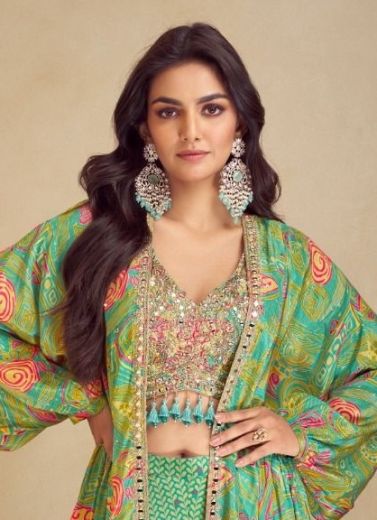 KEIRA - Catalog # 59591 (Set of 4 Indo-Western Outfits) by Brand GULKAYRA DESIGNER