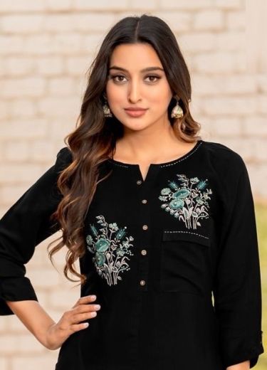 SUMMER - Catalog # 59600 (Set of 6 Readymade Women's Kurtis / Tops) by Brand KADLEE FASHION
