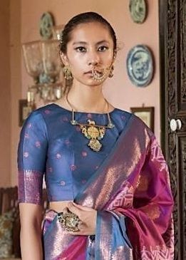 KAHAANI - Catalog # 59607 (Set of 6 Sarees) by Brand RAJTEX FABRICS