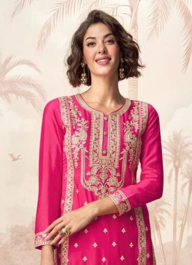 POORVA - Catalog # 59707 (Set of 4 Readymade Salwar Suits) by Brand AASHIRWAD