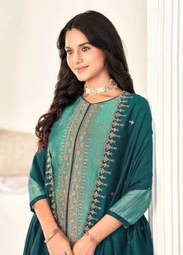 ZARKASH - Catalog # 59709 (Set of 11 Readymade Salwar Suits) by Brand AABHARAN