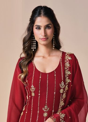 AARZOO - Catalog # 59713 (Set of 6 Semi-Stitched / Un-Stitched Suits) by Brand VIPUL FASHIONS