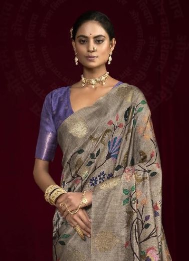 SAJADA - Catalog # 59722 (Set of 6 Sarees) by Brand SHUBH SHREE CREATIONS