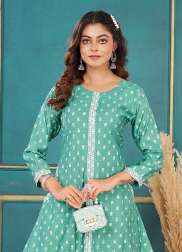 LAVANYA - Catalog # 59723 (Set of 6 Readymade Women's Kurtis / Tops) by Brand DEE CEE
