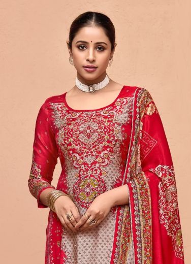 KAPILA - Catalog # 59732 (Set of 4 Readymade Salwar Suits) by Brand RANGOON