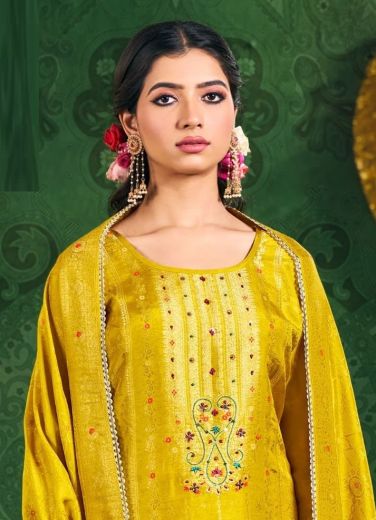 SARAH - Catalog # 59756 (Set of 4 Readymade Salwar Suits) by Brand RANGOON