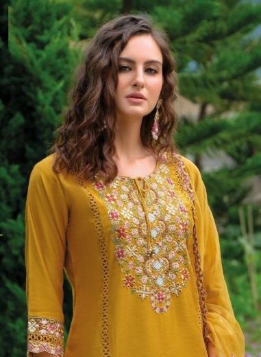 RUTBAA - Catalog # 59808 (Set of 6 Readymade Salwar Suits) by Brand LADY LEELA