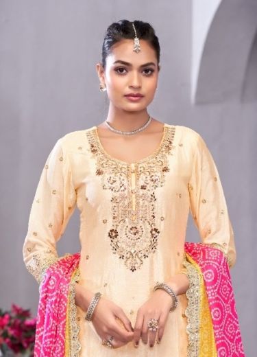 SUROOR - Catalog # 59815 (Set of 3 Readymade Salwar Suits) by Brand GULZAR COUTURE