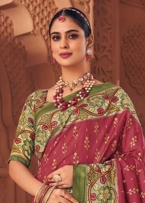 GULMARG SILK 7 - Catalog # 59832 (Set of 12 Sarees) by Brand VIPUL FASHIONS